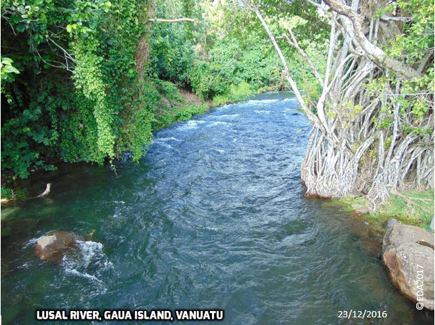 Lusal River, Gaua Island, Vanuatu